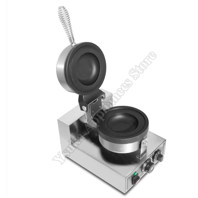 Electric Ice Cream Waffle Machine Commercial Burger Grill Gelato Panini Press Making Machines Burger Commercial Snacks