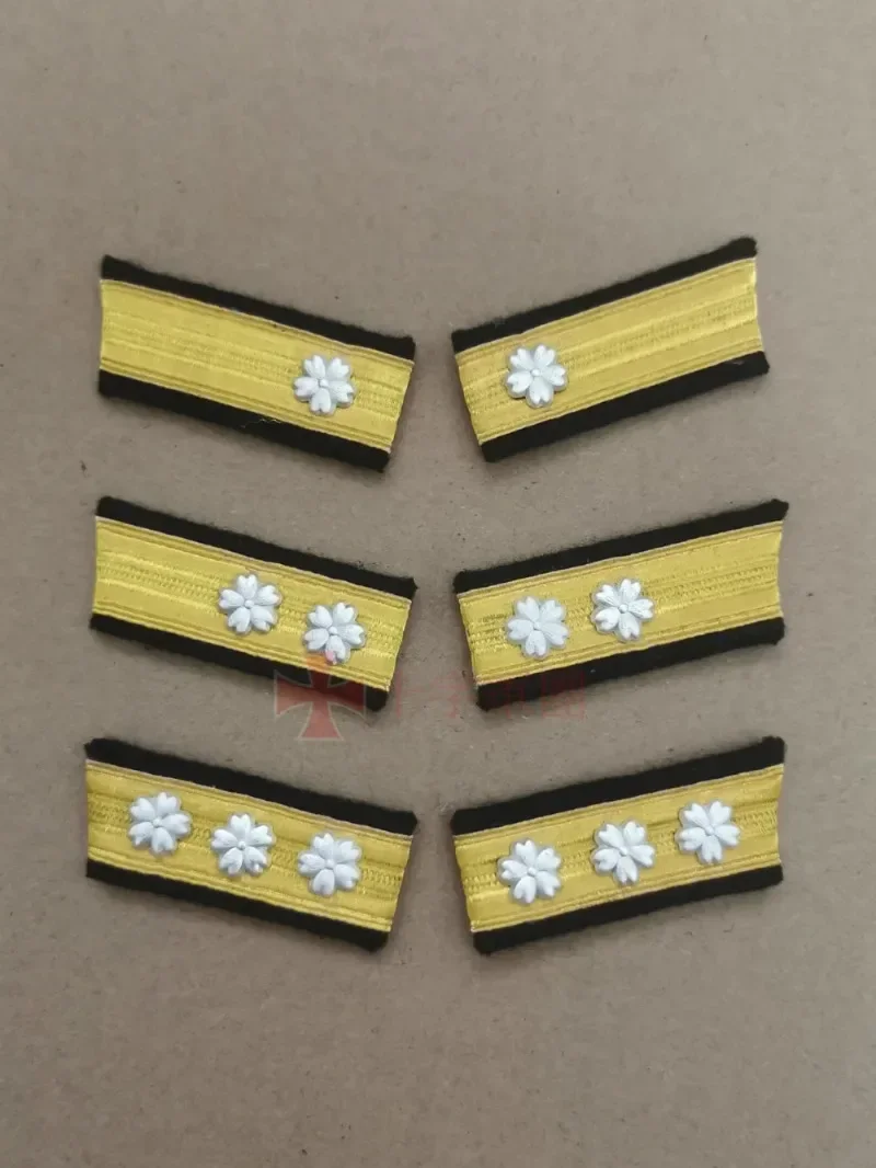 tomwang2012.Reproduction WW2 WWII Japanese Navy Lieutenant Uniform Collar Rank Bar Military War Japan