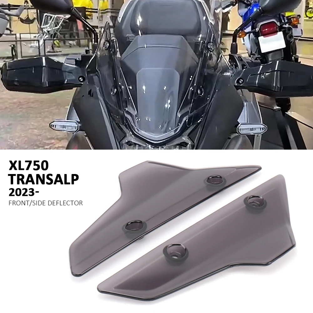 

XL750 Transalp Windshield Side Deflector Handshield Front Wind Deflector For HONDA XL 750 TRANSALP 2023 Motorcycle Accessories