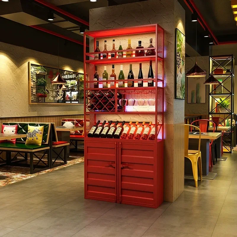 Wine Decoration Modern Home Bar Accessories Shelves Portable Open Cabinets Cabinet Luxury Outdoor Whiskey Wall Drinks Showcase