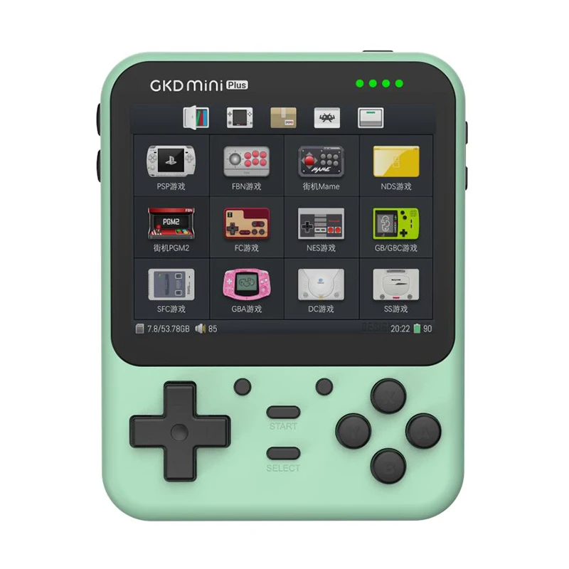 Mini Plus Retro Handheld Game Player 3.5inch Ips Screen Wifi Bluetooth  Give Away Storage Bags And Tempered Films Nostalgia