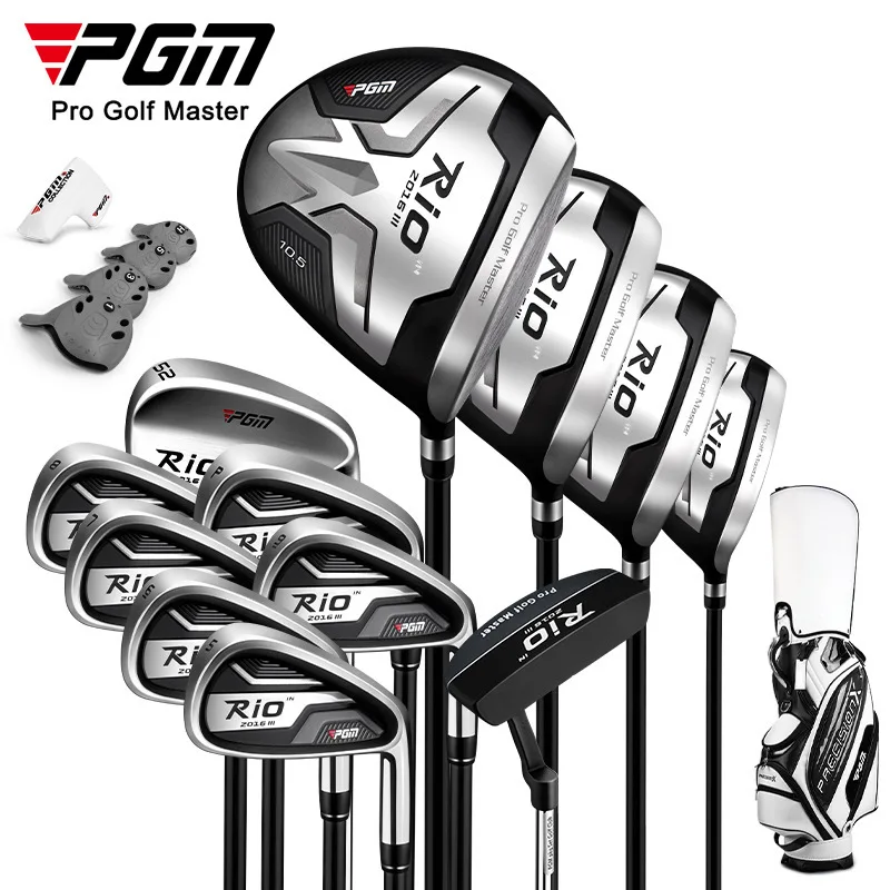 

PGM RIO III Golf Clubs Set Titanium Alloy Carbon Men Beginner Exercise 12pcs with Bag MTG040 Wholesale