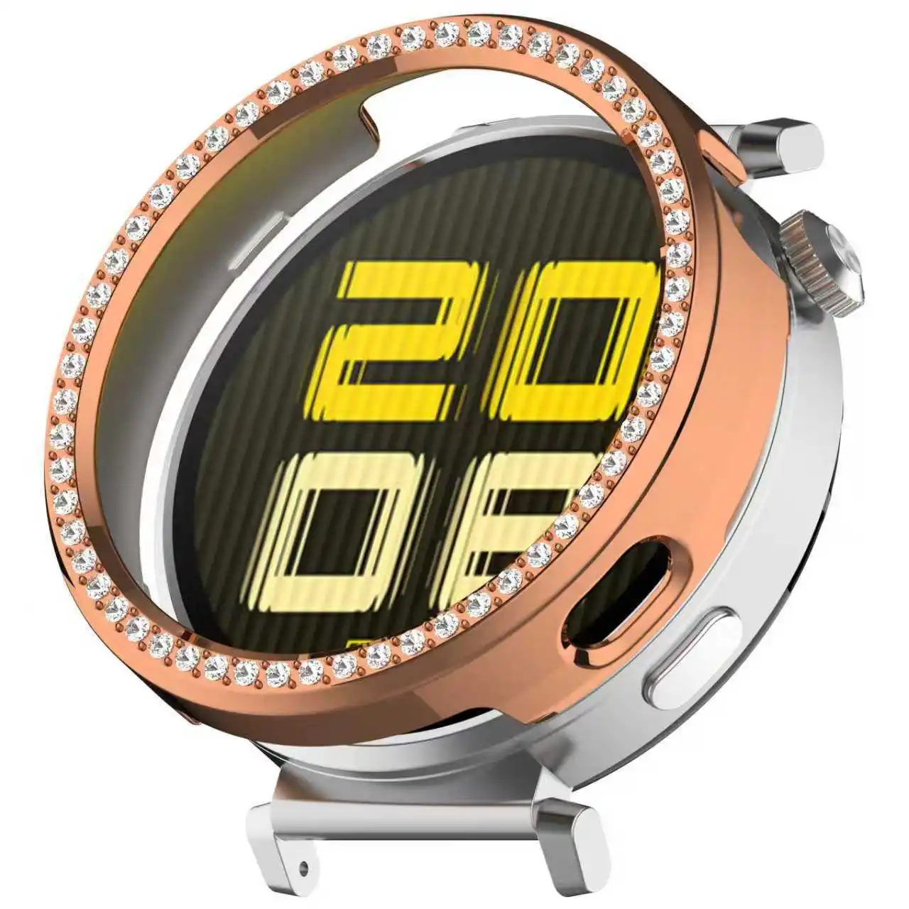 Elegant Protective Bumper Shell Frame with Diamond Cover