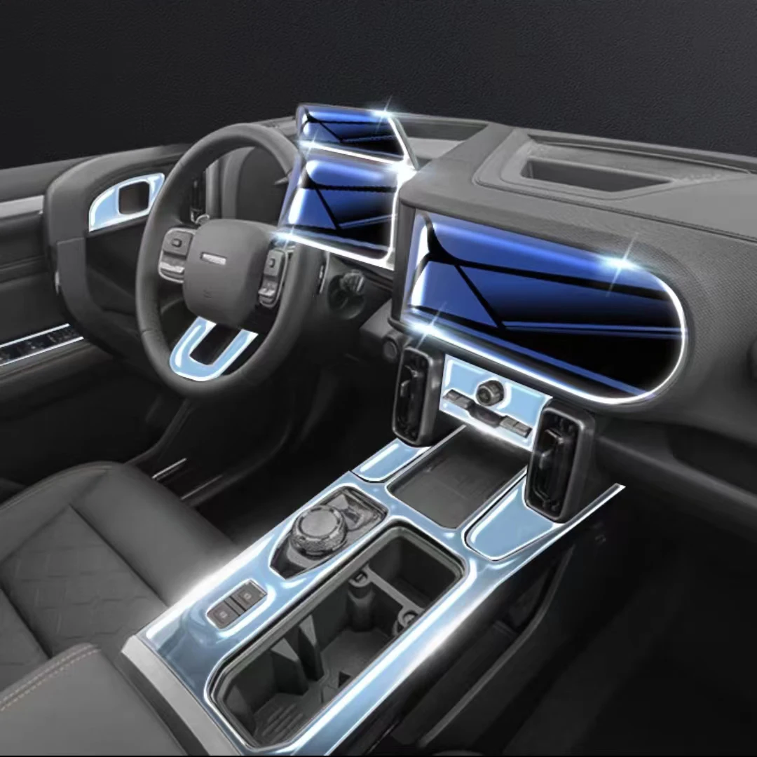 

Для HAVAL DARGO 2021 2022 панель коробки передач навигационный экран Автомобильный интерьер защитная пленка TPU Защита от царапин