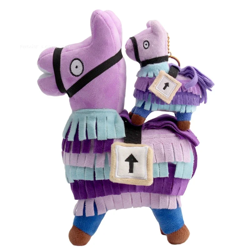Peluche Llama Arcoíris De 20 Cm - Suave Y Colorido Inspirado En Videojuegos Battle Royale Para Fans Y Niños