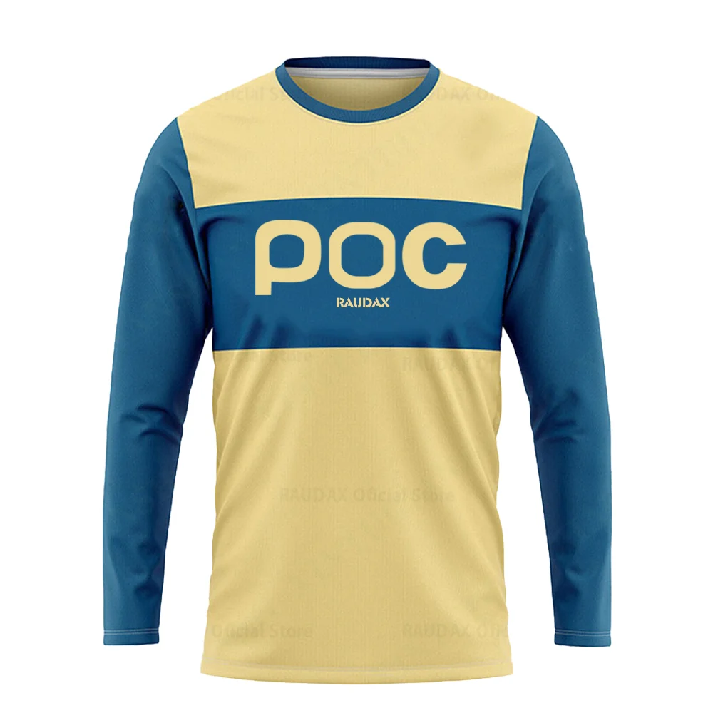 thumbnail image 1 of Camiseta de ciclismo de manga larga RAUDAX POC Racing Mx para motocross, camisetas deportivas para descenso, camisetas para bicicleta de montaña, camisetas para motocicleta DH todoterreno, 1 of 4