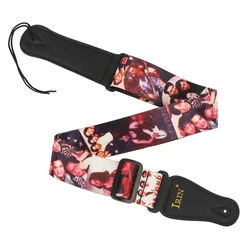 Vibrant Adjustable Pure Cotton Guitar Strap (Commemorative Style)