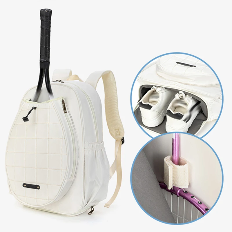 Waterproof Breathable Backpack Tennis Bag Men Women Large Badminton Rackets Bag Outdoor Sports Fashion Tote Tennis Fitness Bag 
