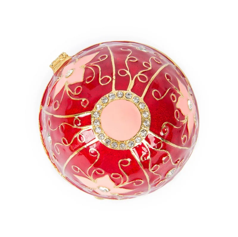 QIFU Beautiful Green Faberge Egg Crafts for Decoration