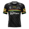 New Arrival Summer Australian NRL Penrith Panthers 2025 Mens Replica Home Jersey Training Jersey Kid Uniform For Adult&Kid Kit 1