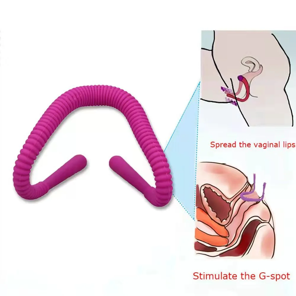 Sex Toys Labia Clamps Pussy Spreader Silicone Spot Clitoris Stimulation Oral Sex Vagina Speculum BDSM Bondage