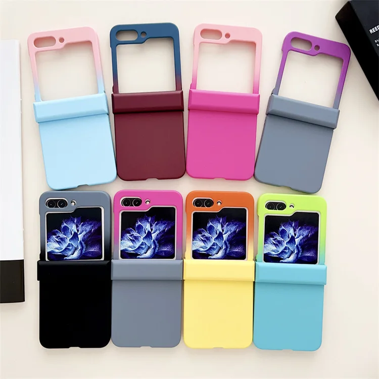 

Case432L75-L84 Luxury Brand Designer with Lanyard Card Holder Phone Case for Samsung Galaxy Z Flip 3 4 5 5G Hard Back Cover