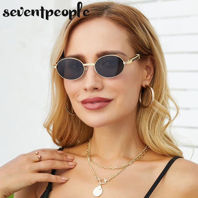 Vintage Oval Sunglasses Women 2026 Luxury Brand Designer 