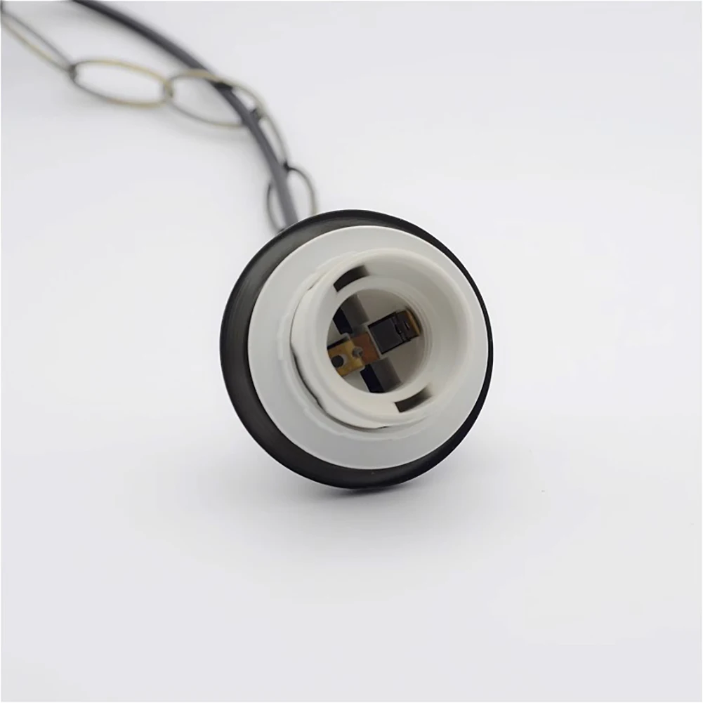 Retro Pendant Light Lamp Holder Fixture E27 Lamp Socket Vintage Pendant Light Kit for Edison Bulb Hanging Lighting Fixtures