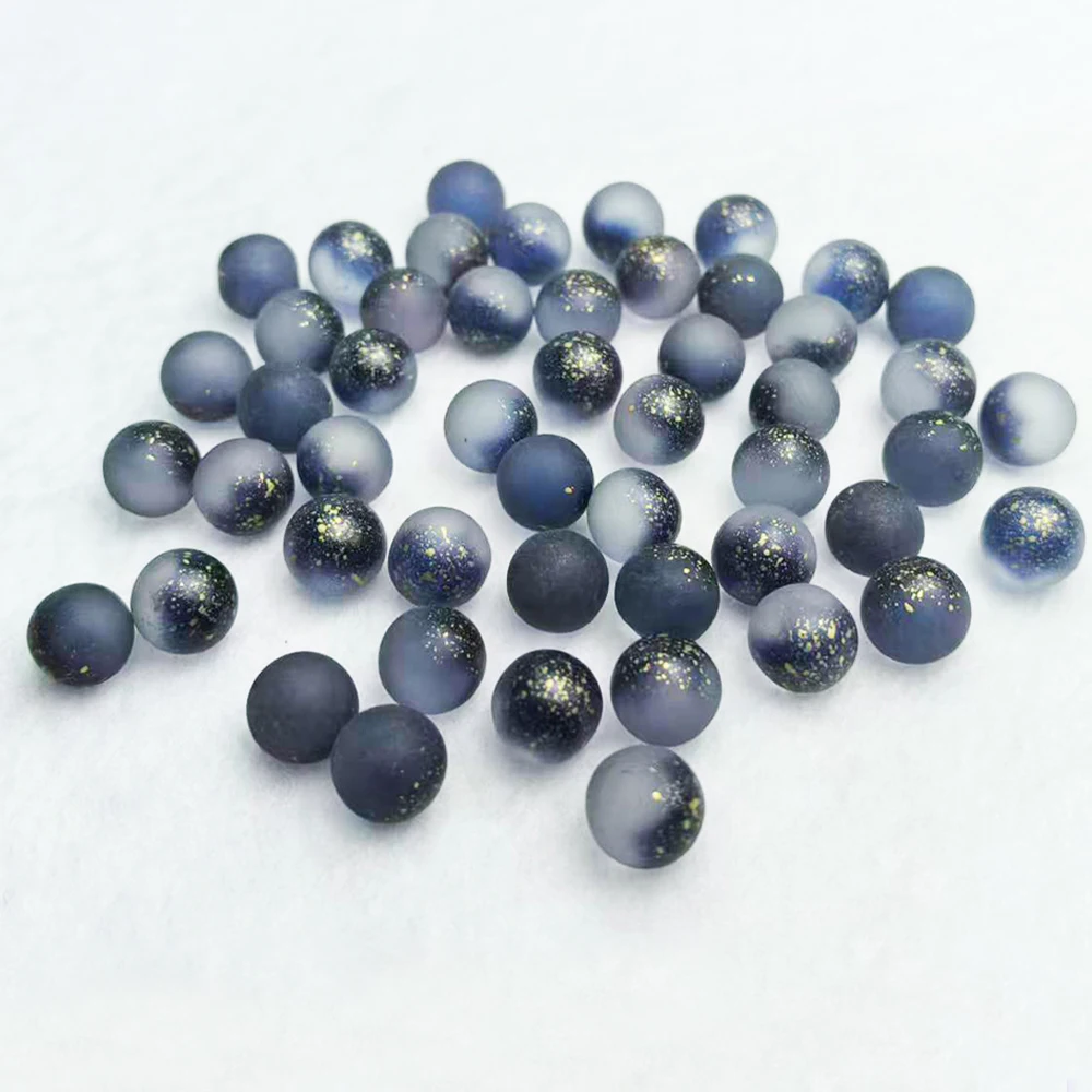 20-200Pcs 비 다공성 컬러 유리 공 직경 12mm 작은 유리 공 어린이 게임 소품 액세서리 선물 상자 장식 공