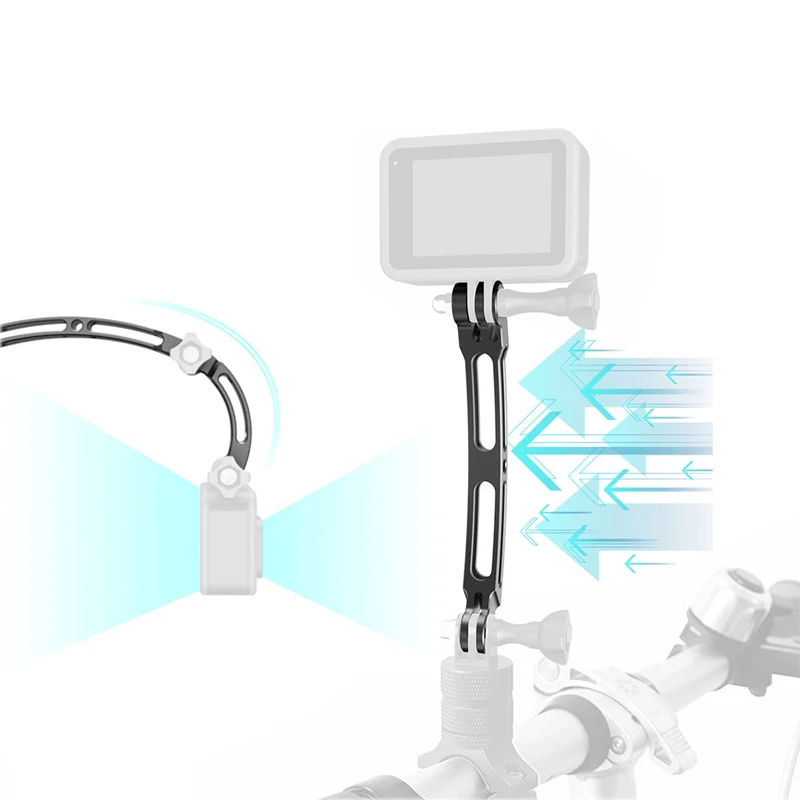 Kit 3 tiges d'extension en alliage d'aluminium pour caméra d'action 360°