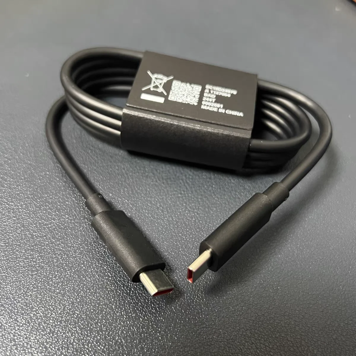 1m 6.5A 데이터 케이블 타입 C to USB C 68W 125W 고속 충전 케이블..
