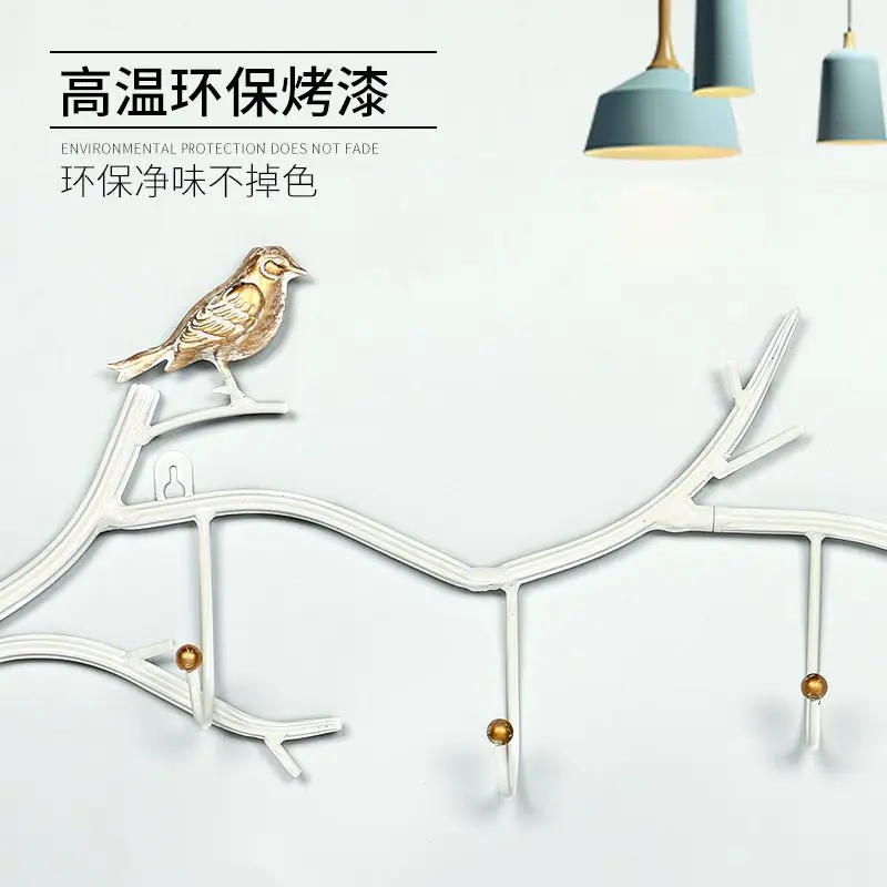 Clothes Rack Clothes Hook Creative Wall Hanging Clothes Hanger No Punching Holes At The Entrance Wall