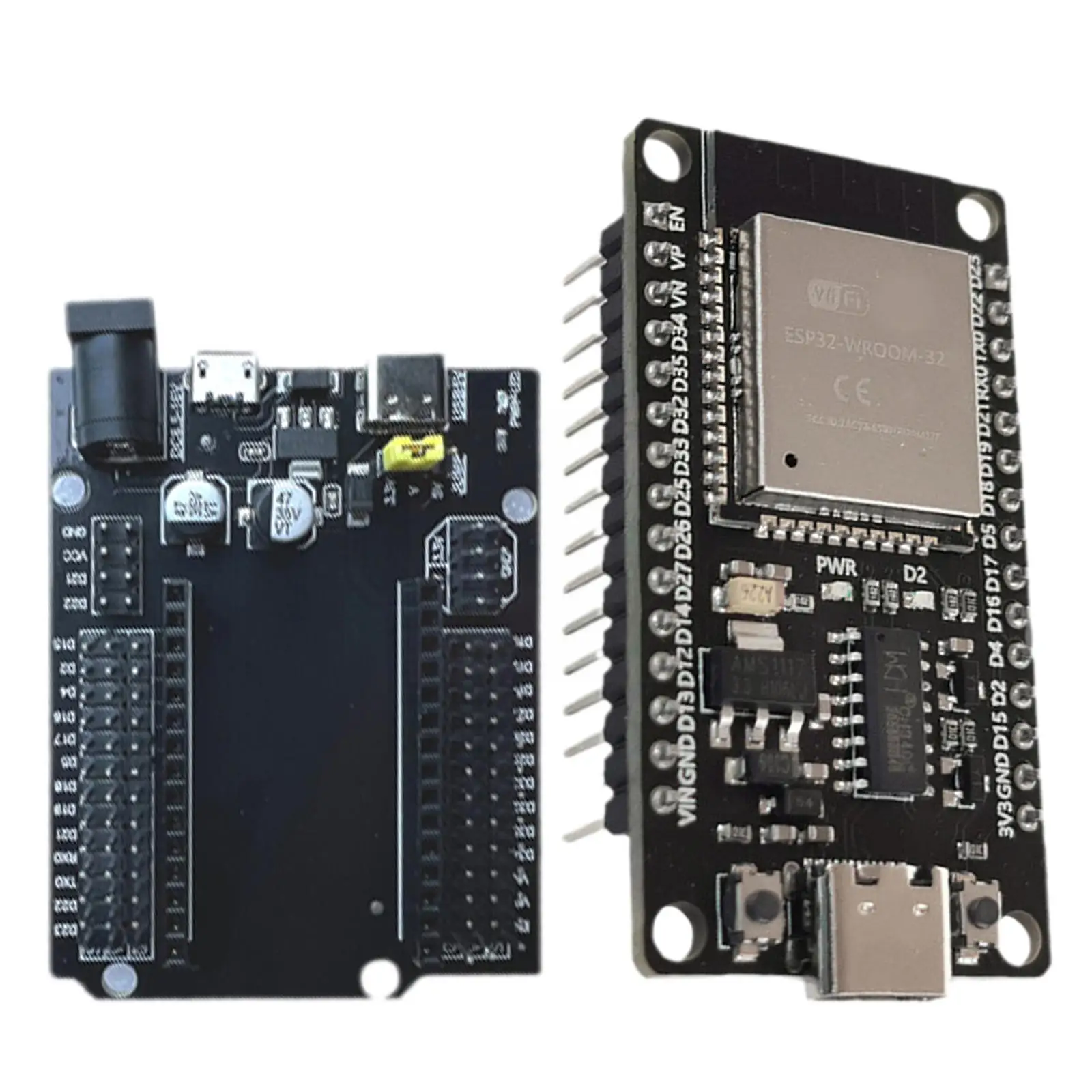 

ESP32 Development Board TYPE-C USB CH340C WiFi+Bluetooth Expansion Power Ultra-Low Consumption Dual Board ESP-WROOM-32 Core O4G3