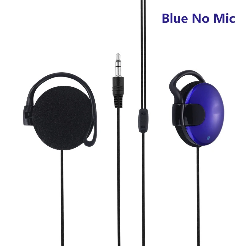 Versatile Wired Stereo Ear Hook Headphones with Microphone
