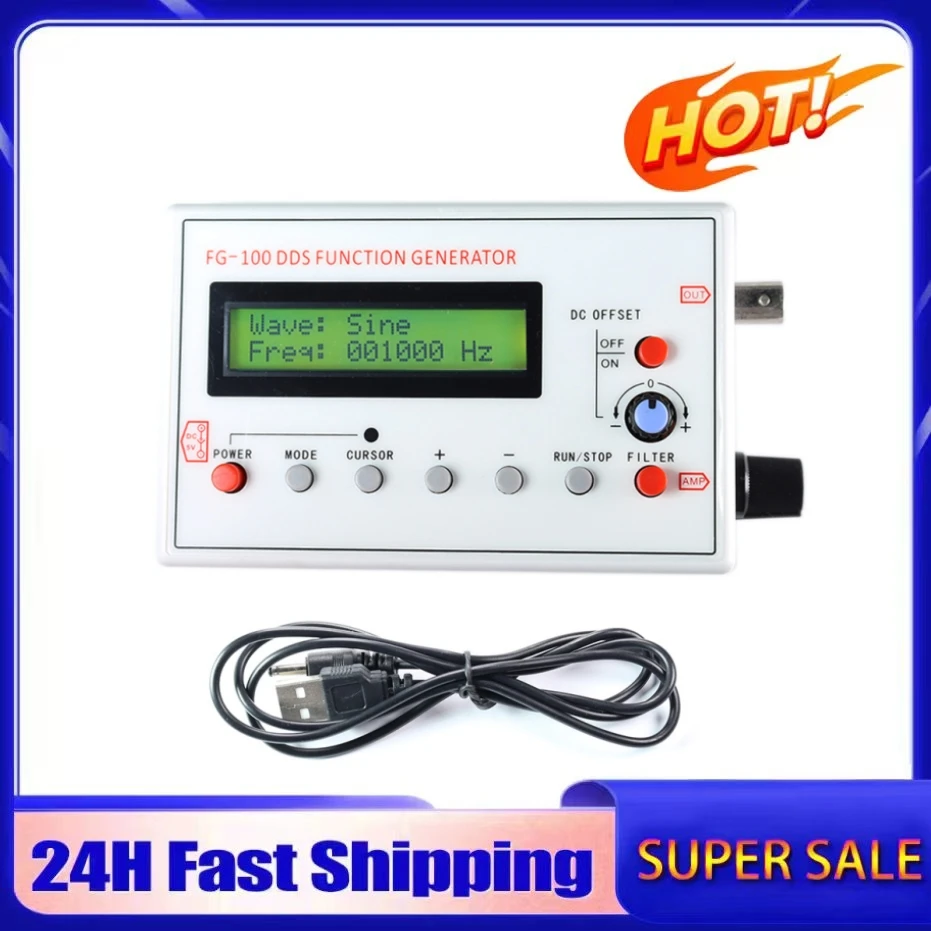 FG200 DDS Funzione Generatore di Segnale Contatore di Frequenza 0,01Hz