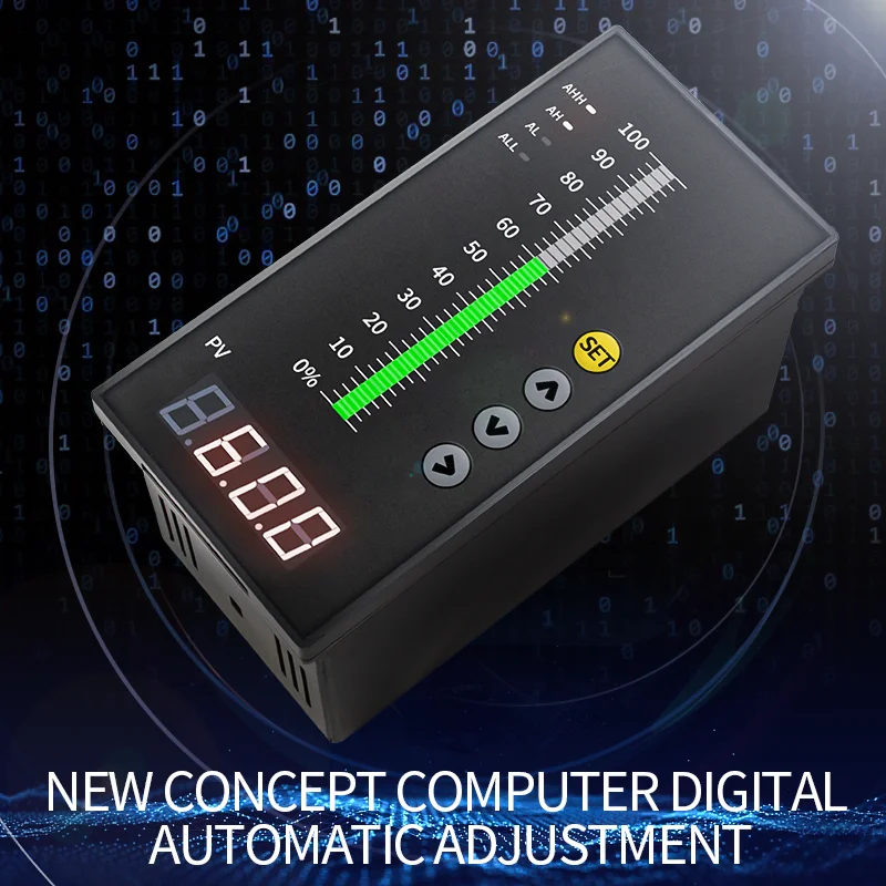 

Intelligent PID Temeprature Control Meter 4-20mA RS485 Singel Channel Operation Controller LED Display Water Level Indicator