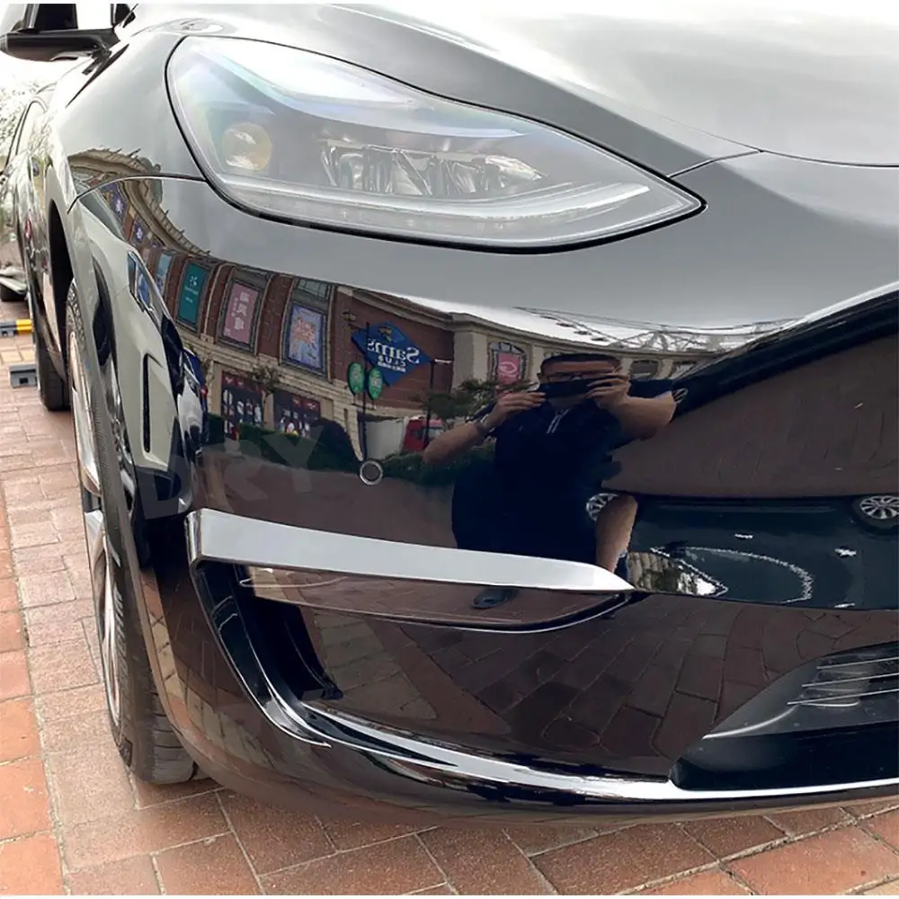 TESERY × CMST Kohle faser vordere Lippe Ver.2 für Tesla Model Y