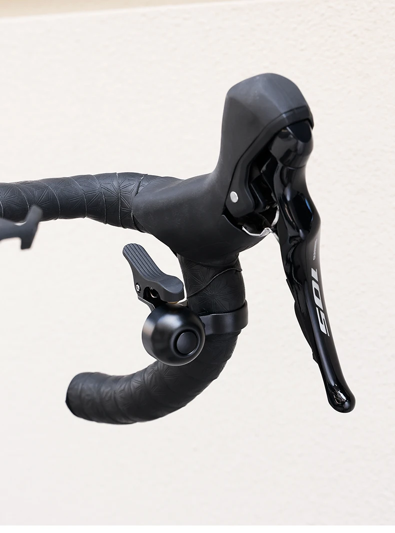 ESLNF Fahrradklingel für Rennrad, Ring, lauter Ton, Warnung, Fahrradlenker, Kupferlegierung, Ringhorn für Sicherheit, Radfahren – Detail 12