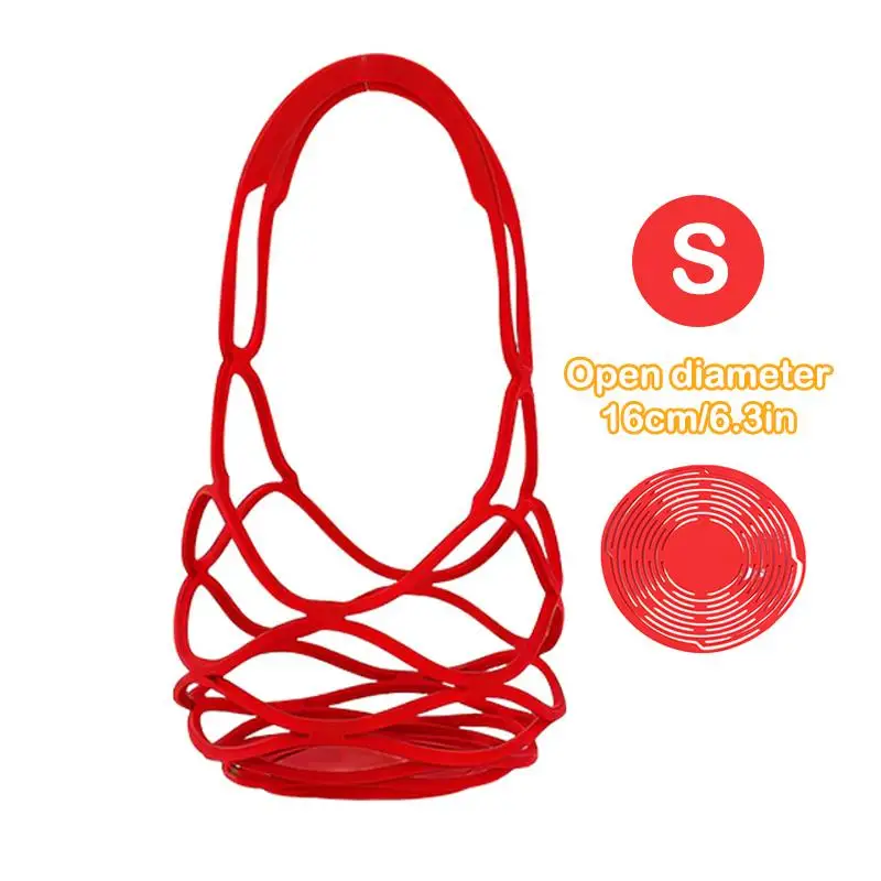 Silicone Reusable Drink Tote Bag with Cup Mat and Mesh Basket