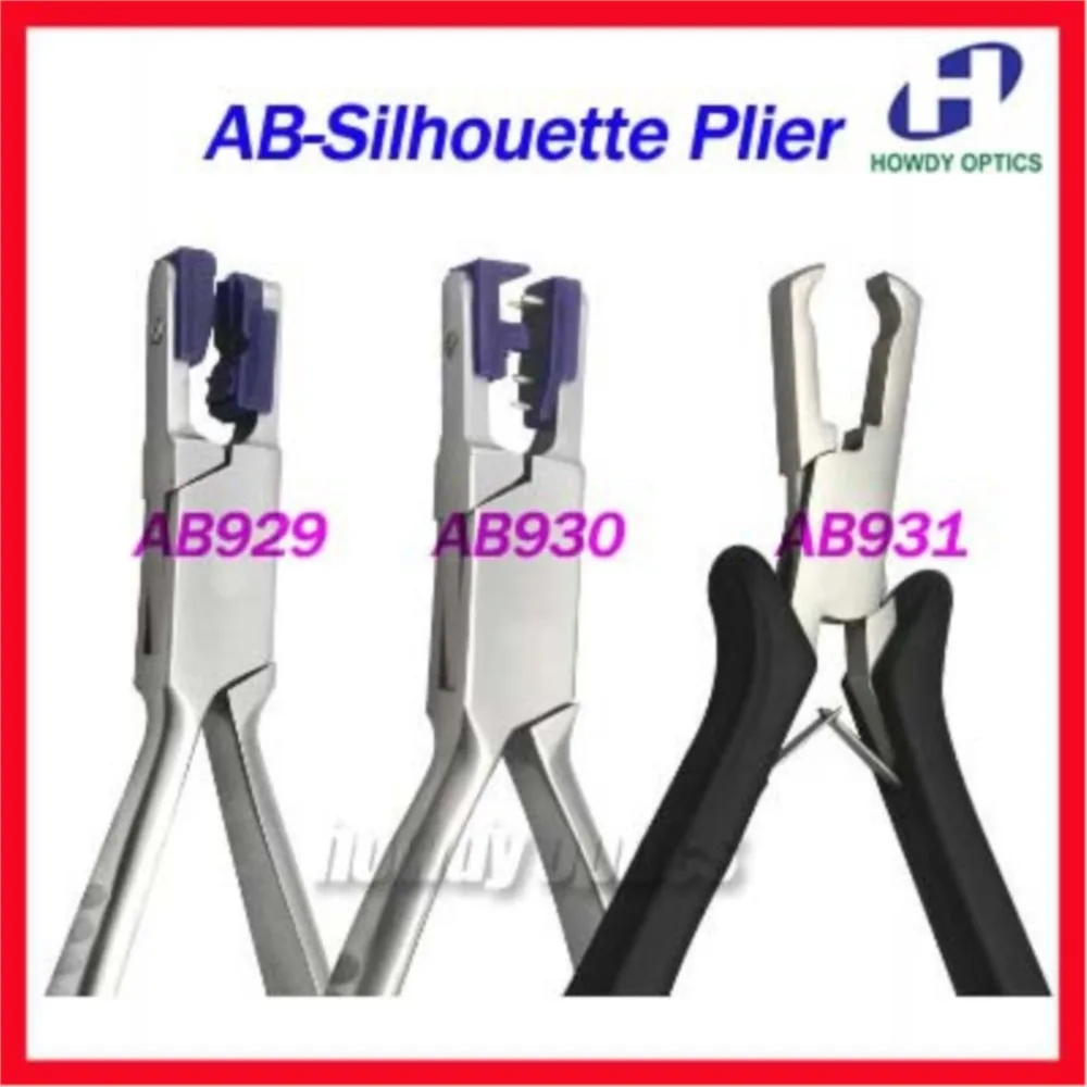 

Quality Eyeglasses Silhouette Plier Rimless Glasses Plier AB929 AB930 AB931