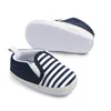 New Striped Baby Shoes Classic Shallow Cut Canvas Shoes for Boy Girl  Soft Sole Non-Slip Infant Booties Kids First Walkers 5
