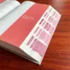 Bible Tabs Reposition Large Print Stickers Easy to Read and Apply Bible Tabs for Women and Man White Pink 4