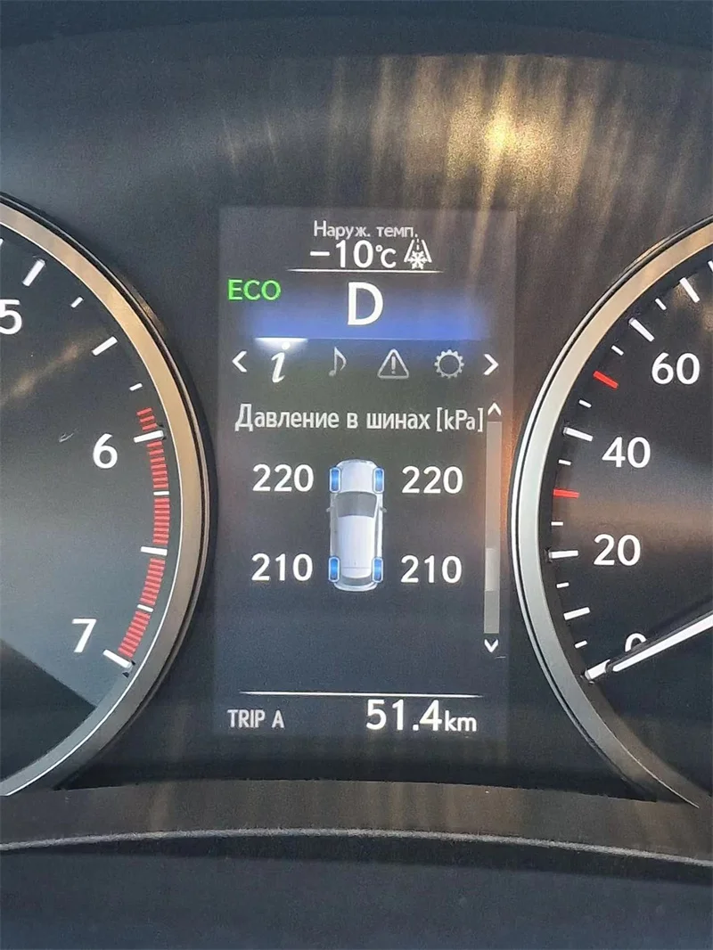 Für Lexus IST NX NX200t NX300h Serie 2015-2020 Auto TPMS Reifendruck Überwachung System Reifendruck Display Sicherheit alarm – Detail 9