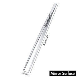 Vibrant Stainless Steel Culinary Precision Tongs for Cooking, BBQ, and Baking Decoration (12-Inch Silver)