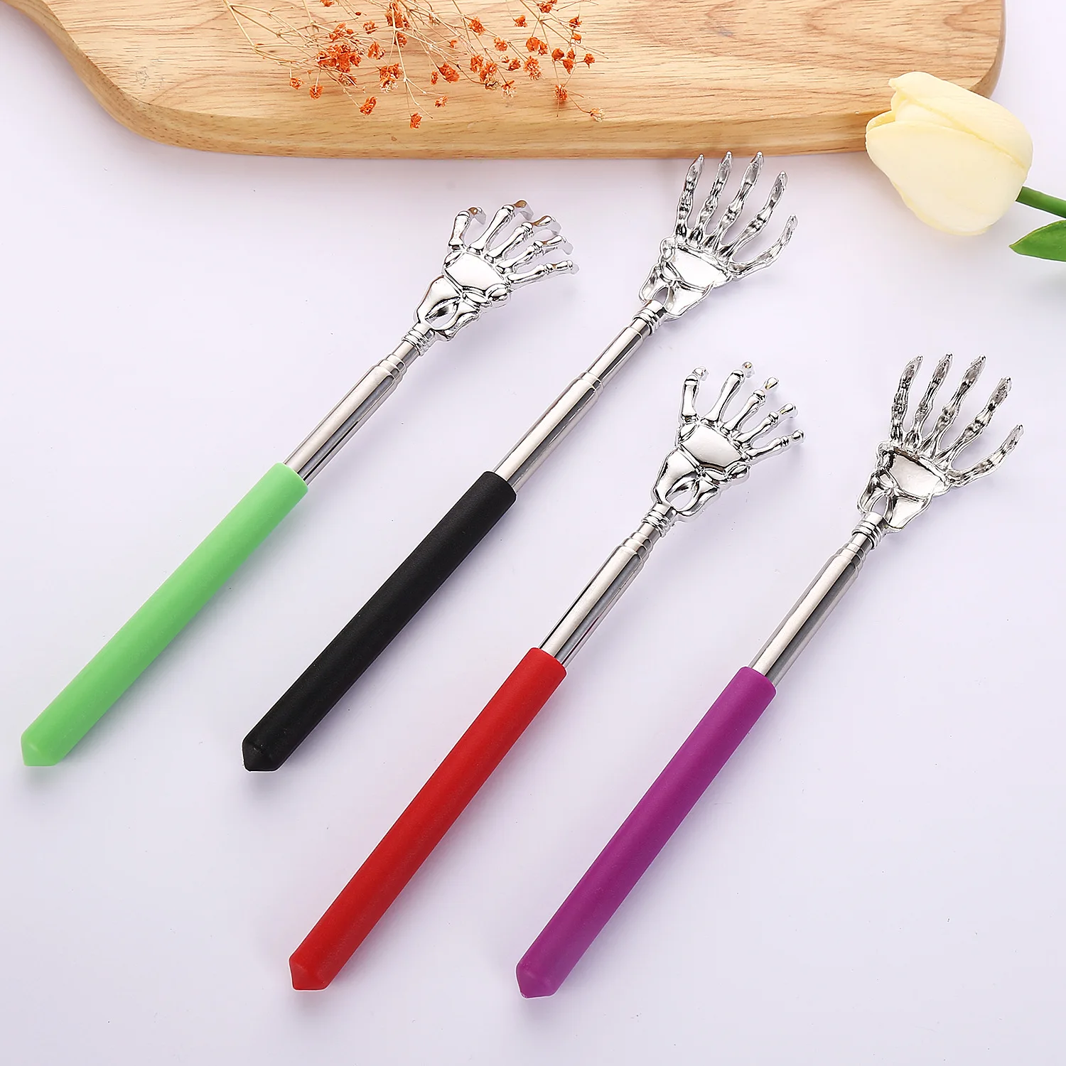 Back Scratcher Telescopic Massager Kit Extendable Itch Health Products back scratchers