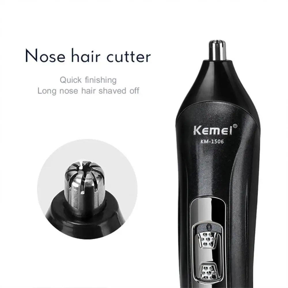 

Men 3 in 1 Cordless USB Charging Mustache Nose Hair Trimmer Clipper Groomer Kit Nose Ear Trimmer