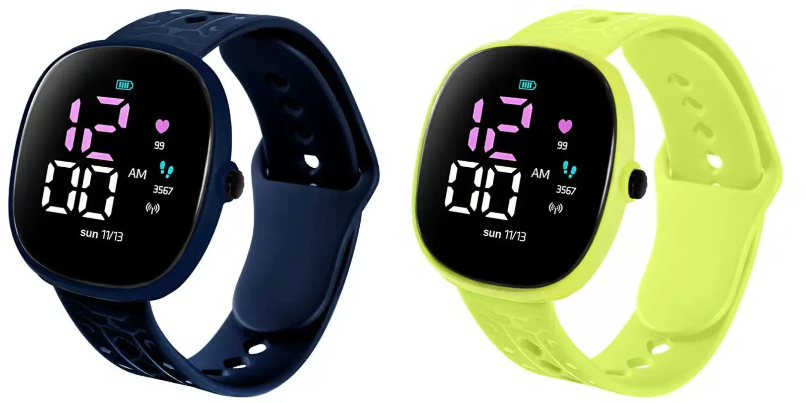 LED sports children's candy color electronic watch