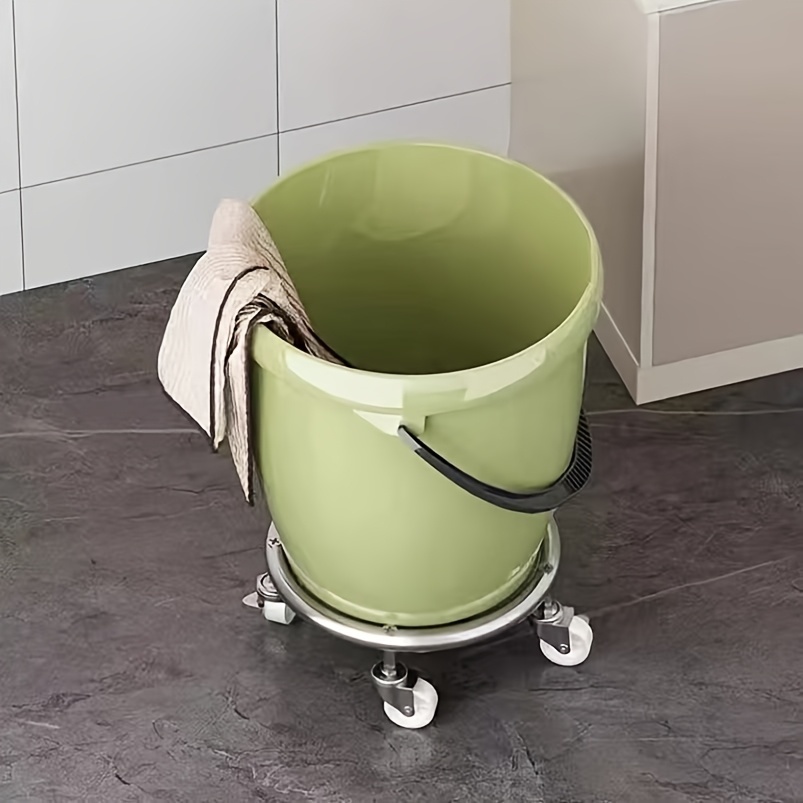 Heavy-Duty Gas Cylinder Cart, 360° Swivel Wheels, Double-Layer Ball Bearings, Thickened Frame – Easy Mobile Storage Rack.