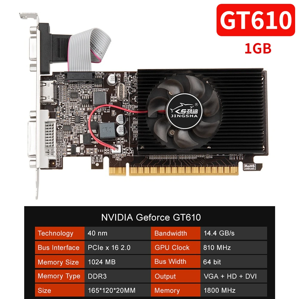 Gt730 4gb Ddr3 128bit Graphics Card With Hdmi Vga Dvi Port Video Card Gt  730 4gb Graphics Card With Cooling Fan - Graphics Cards - AliExpress
