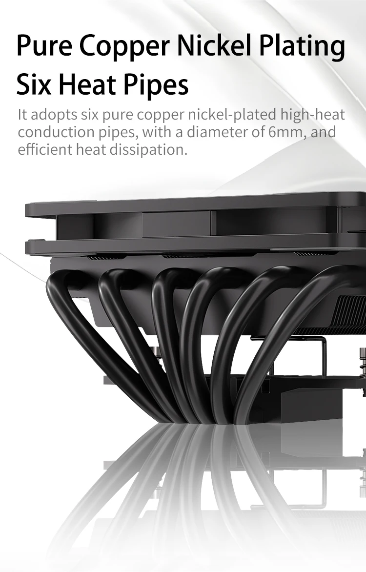TE-67 CPU Cooler 67mm Low Profile ITX ATX Case Air Cooling Radiator for AM5 AM4