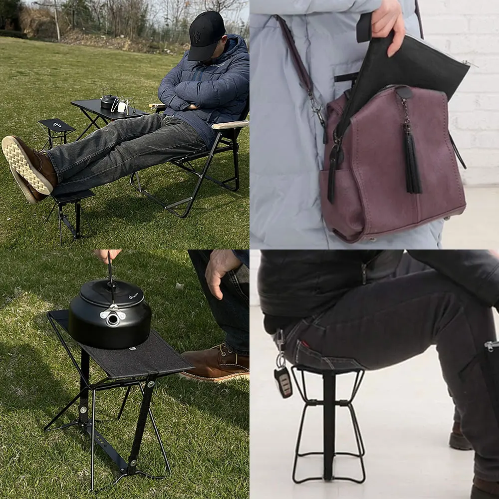 Ultralight Folding Stool Portable Outdoor Folding Chair Casual Simple Pocket Mazar Picnic Camping Chair Small Stool