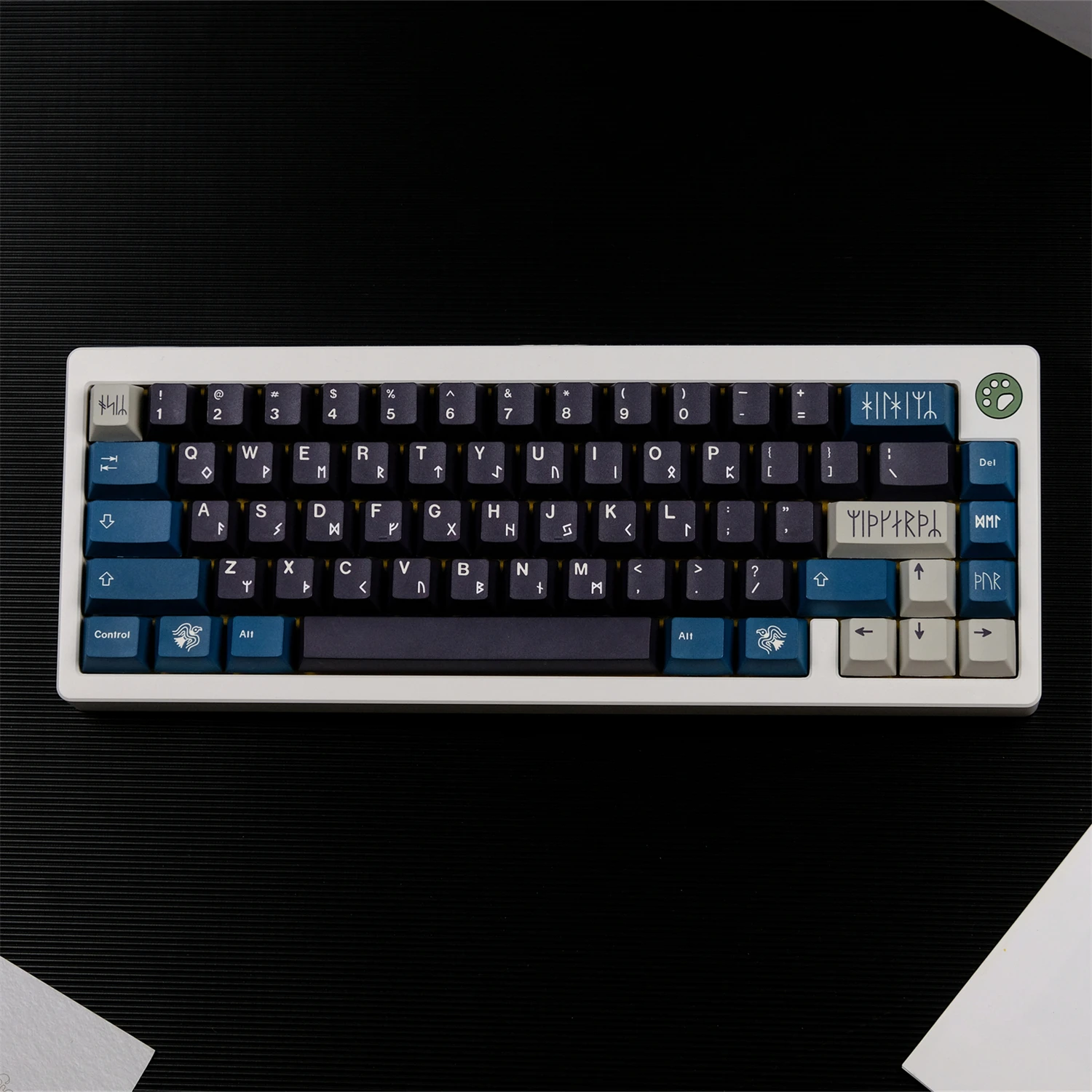 Gmk Norse Keycaps Grupo Pbt Sublimação de Corante à Prova de Luz Perfil Cereja 61 64 68 75 84 87 96 980 104 108 129 Chaves