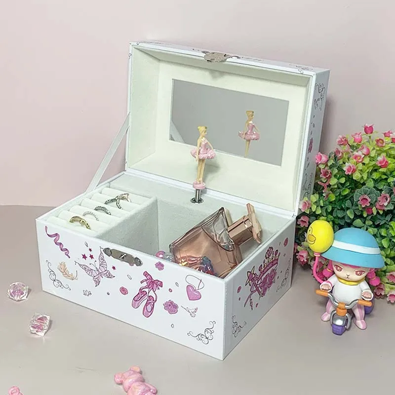 18-Tone Music Box Halloween Merry Christmas Decoration Home Easter Christmas Birthday Gift Jewelry Box Cute Storage box 3