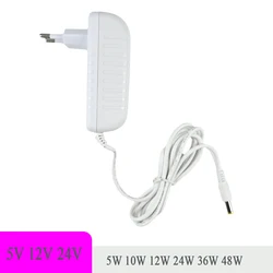 Universal Multi - Voltage Power Adapter with White Shell - EU Plug, 110 - 220V to 12V DC Conversion - 12V3A 36W (EU plug)