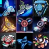 Metal Fidget Spinner Bearing R188 Fingertip Gyro Luminous with Hand Twisting Accessories Stress Toy for Adults Kids 1