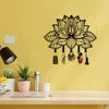 Artistic Metal Wall Mounted Clothes Hanger Modern Decor Coat Rack Hook Artistic Coat Rack Metal Wall Hanger Modern Hook Storage 1