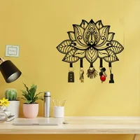 Artistic Metal Wall Mounted Clothes Hanger Modern Decor Coat Rack Hook Artistic Coat Rack Metal Wall Hanger Modern Hook Storage 1