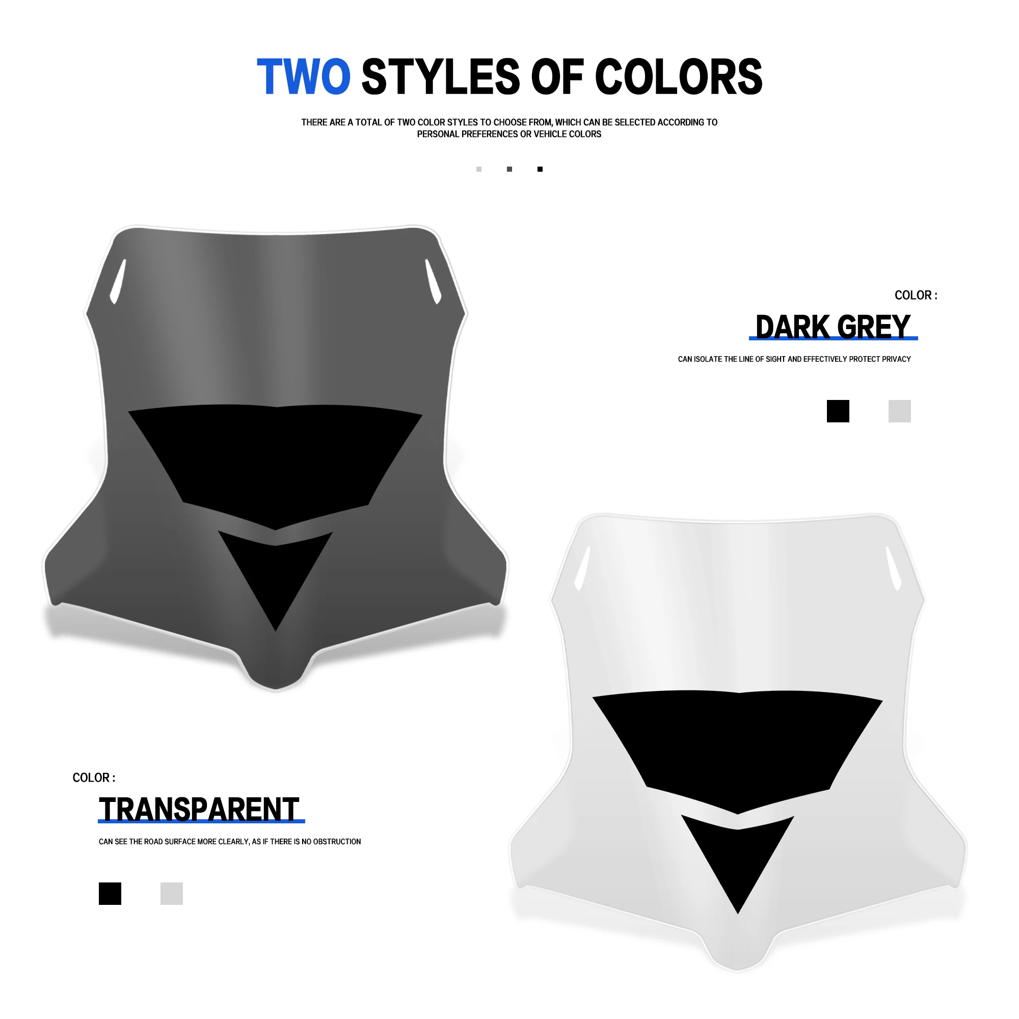 DéFlecteur De Pare-Brise De Pare-Brise De Moto Pour PAN AMERICA 1250 S