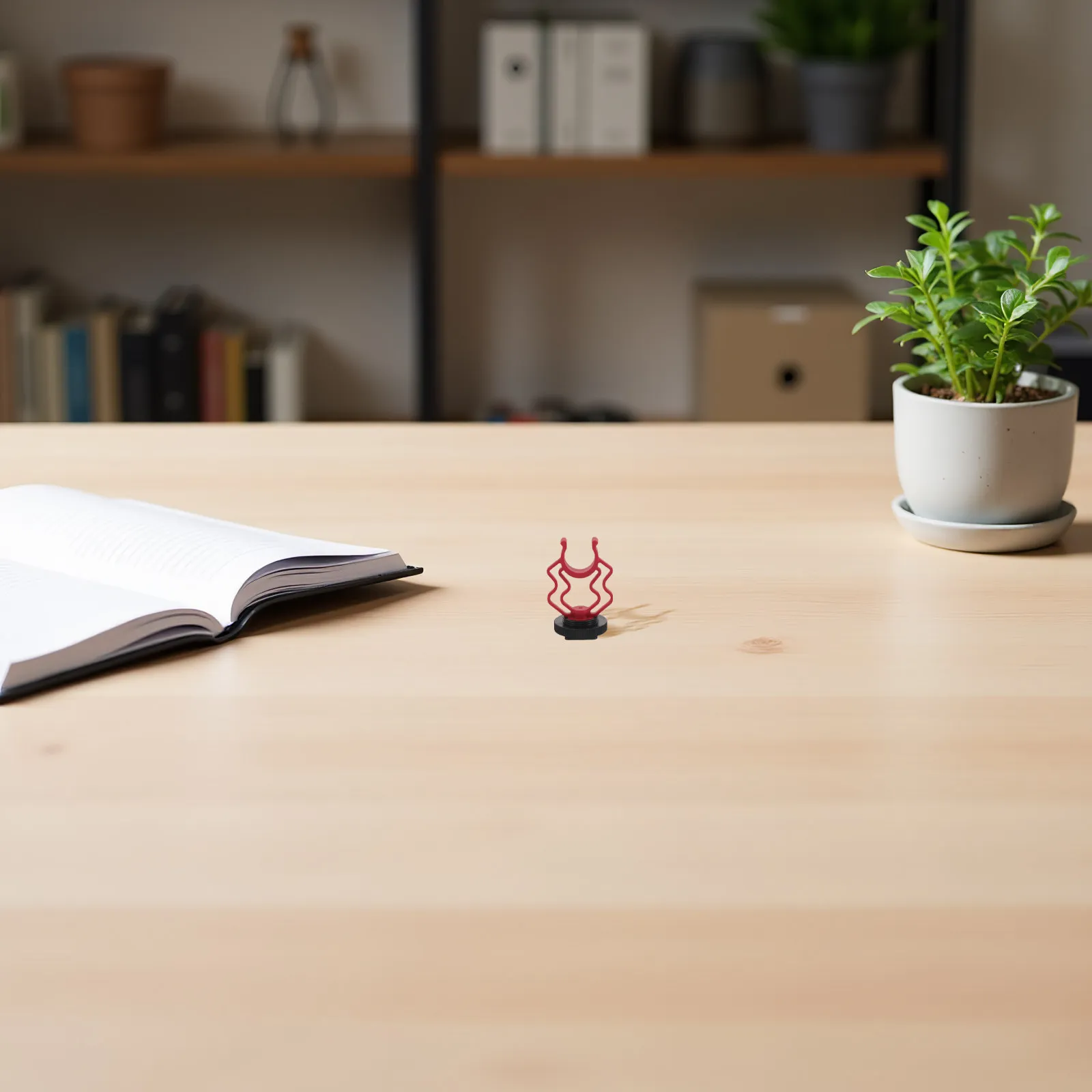 마이크 마운트 클램프 데스크탑 스탠드 17-20Mm 방향성 오디오 인터뷰 비디오 제작 휴대용 조절 가능