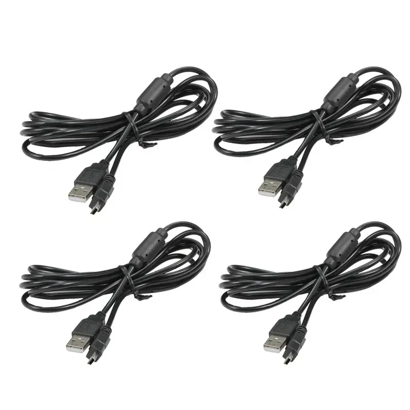 플레이스테이션 3용 1.8M USB 충전 케이블,  PS3 무선 게임 콘솔 컨트롤러용 충전 코드, 마그네틱 링 포함